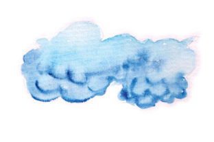 Aquarell Wolke: A Spring Crafts Design Asset Review