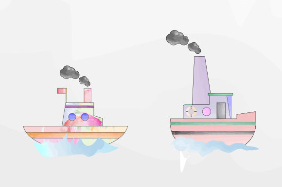 Boat in Watercolor Graphics & Illustrations Review