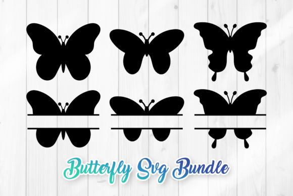 Butterfly SVG Clipart Set: Graphics for Crafts