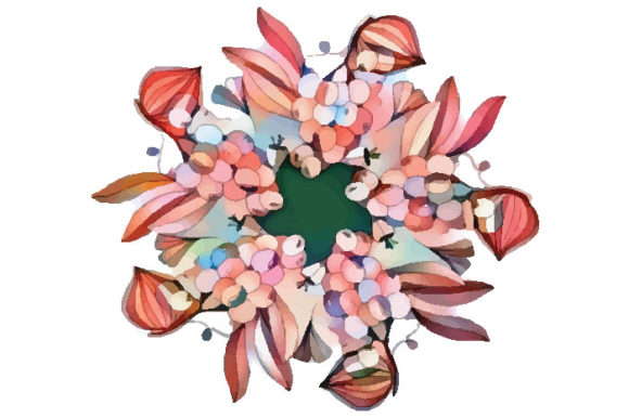 Flower Watercolor Style Graphics & Illustrations