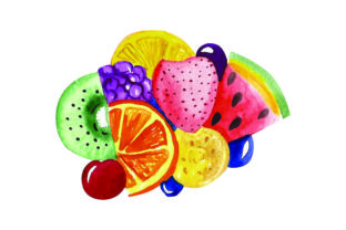 Fruit Salad Watercolor: Crafts & Food Amp Review