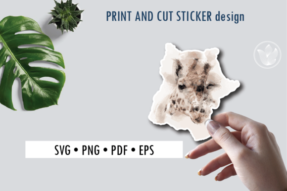 Giraffe Watercolor Sticker: Graphics & Crafts Review