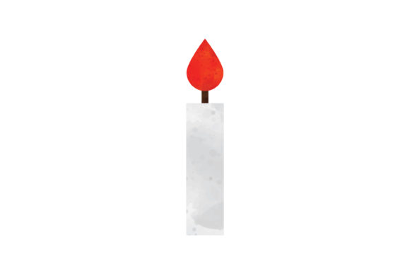 Halloween Watercolor Icon Candle: Graphics & Icons Review
