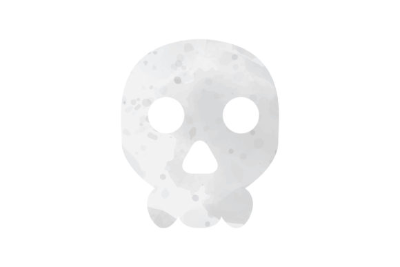 Halloween Watercolor Icon Skull – Graphics & Icons Review