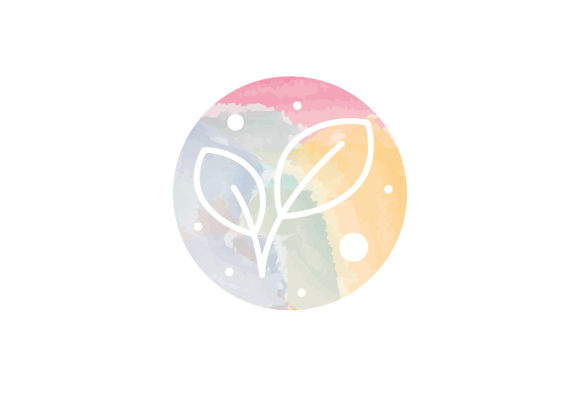 Social Media Icon Plant Tree Watercolor – Graphics & Icons