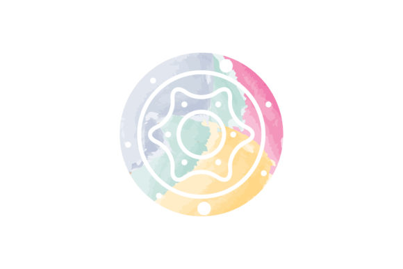 Social Media Icon Snacks Watercolor Icons & Graphics
